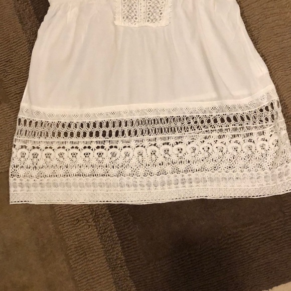 EUC Solitaire Swimsuit White Coverup size M - Picture 2 of 7